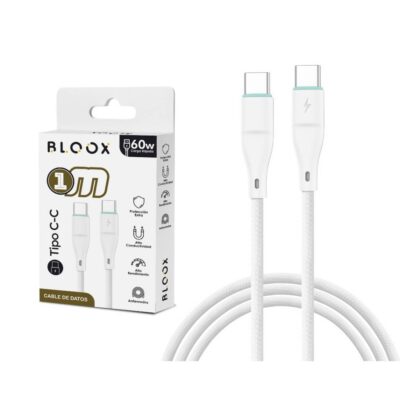 Cable de Datos BLOOX USB A a Tipo C PVC 100cm