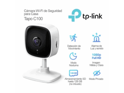 Cámara Wi-Fi TAPO C110 2K Inalámbrica Visión Nocturna TP-LINK