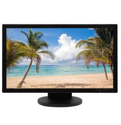 Monitor LCD 22'' wide grado A+ negro Usado. Varias marcas.