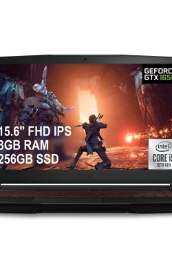 Notebook Gamer MSI Core i5 4.5Ghz, 8GB, 256GB SSD, 15.6" FHD, GTX 1650 4GB