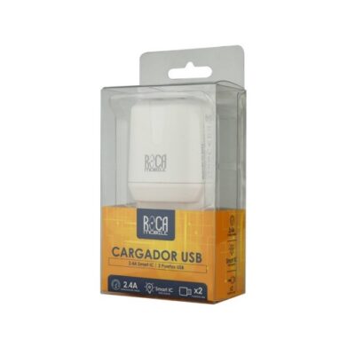Cargador Inteligente Roca 2.4 A 2 Usb sin Cable