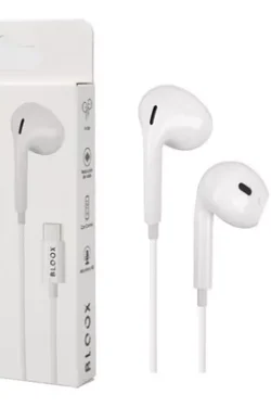 Manos Libres Stereo BLOOX FreeC Tipo C Blanco (tipo iPhone) Universal