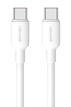 SJ613 Cable de Datos U84 Tipo C a Tipo C PD 20W 1M Blanco USAMS