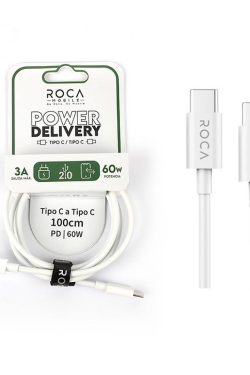 Cable de Datos ROCA PD Tipo C a Tipo C 1 Metro