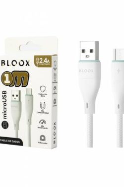 Cable de Datos BLOOX USB A a microUSB PVC 2 Metros