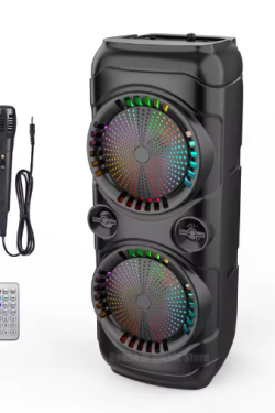 Parlante 8" X2 SING-E CON MIC. 30W, ZQS8229