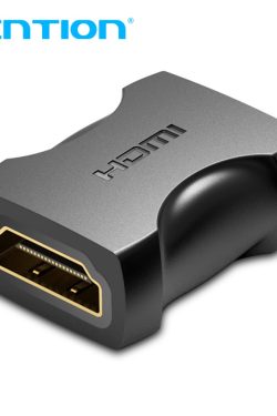 Adaptador acoplador HDMI hembra a hembra Negro Vention