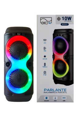Parlante Bluetooth EKV-PA-01 10W 2 x 4" 1200 mAh Negro EKO-Vi