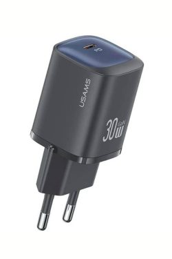Cargador Pared 30W GaN Carga Rápida Negro CC251 USAMS