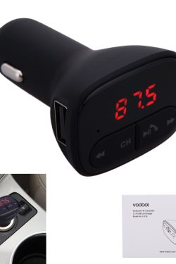 Sintonizador / Emisor Radio FM Bluetooth Con 1 USB 2.1A / VODOOL F-218